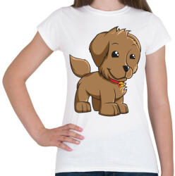 printfashion Puppy - Női póló - Fehér (856438)