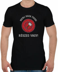 printfashion Részeg vagy Thor! - Férfi póló - Fekete (11361315)