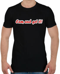 printfashion Cam and get it - Férfi póló - Fekete (11347961)