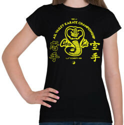printfashion Cobra Kai - Női póló - Fekete (4579801)