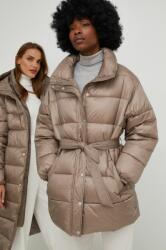 ANSWEAR rövid kabát női, bézs, téli - bézs XL - answear - 21 990 Ft