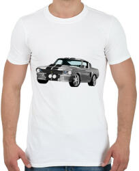 printfashion Ford Mustang - Férfi póló - Fehér (5160301)