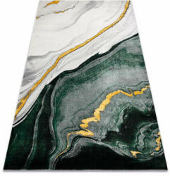 Glamour EMERALD szőnyeg 1017 glamour, elegáns márvány üveg zöld / arany 140x190 cm (AF443)
