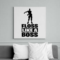 printfashion Floss Like A Boss - Vászonkép - Fehér (6623968)