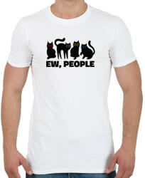 printfashion Macskák ehh people - Férfi póló - Fehér (11552802)