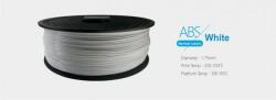 3D FILAMENT 1, 75mm ABS Fehér (1kg-os tekercs) (3DFILAMABS175WH) - tonerpiac
