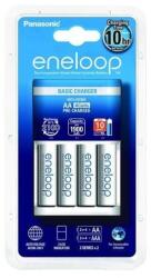 Panasonic Зарядно устройство Panasonic BQ-CC51 Eneloop Basic Charger, 4x AA батерии, с 4 гнезда АА/ААА (K-KJ51MCC40M_4x AA)