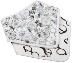 Akuku - Gyerek előke-kendő 2 db bicikli-szemüveg