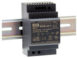 MEAN WELL 60W 15V DIN sínre pattintható LED tápegység Mean Well (HDR 60 15)