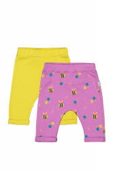 Tongs baby Set de 2 perechi de pantaloni Albinute pentru bebelusi, Tongs baby (Marime: 3-6 Luni, Culoare: Roz aprins) (tgs_3195_9)
