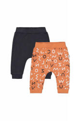 Tongs baby Set de 2 perechi de pantaloni Litere pentru bebelusi, Tongs baby (Culoare: Portocaliu, Marime: 9-12 luni) (tgs_3194_8)