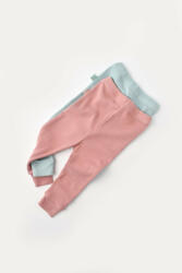 BabyCosy Set 2 pantaloni bebe unisex din bumbac organic si modal - Mint/Rose, Baby Cosy (Marime: 9-12 luni) (BC-CSYM11607-9) - esell
