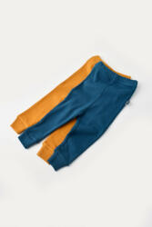 BabyCosy Set 2 pantaloni bebe unisex din bumbac organic si modal - Bleumarin/Sofran, Baby Cosy (Marime: 3-6 Luni) (BC-CSYM11609-3) - esell