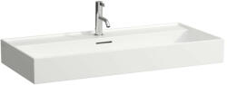 Laufen Kartell by Laufen kerámia mosdó 100x46 cm csaplyukkal és túlfolyóval, fehér, LCC bevonattal H8103374001041 (H8103374001041)