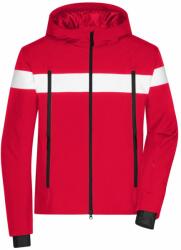 James & Nicholson (Daiber) Férfi sportos télidzseki JN1174 - Világos piros / fehér | 2XL (1-JN1174-1808582)