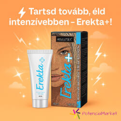  Erekta+ Ejakuláció Késleltető Krém Férfiaknak - 40 Ml