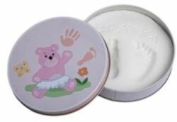 Baby HandPrint - Mulaj amprente in cutie cadou Dream Box, Roz