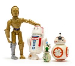 Disney Store Star Wars Toybox C-3PO, R5-D4, BB-8 és DO akciófigura készlet