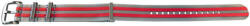  Curea NATO gri-roșu 22mm - 54055 - cureaceas