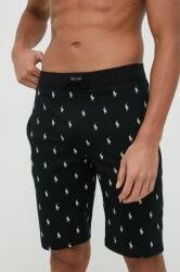 Ralph Lauren pamut pizsama alsó fekete, mintás - fekete XL