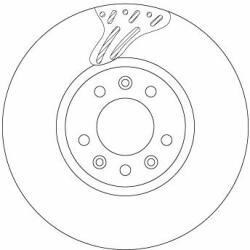 TRW Disc frana TRW SINGLE DF6977S (DF6977S)