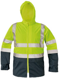 CERVA Epping fényvisszaverő kabát sárga/navy színben (0301033872001)