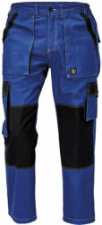 CERVA Max Summer nyári munkavédelmi nadrág kék/fekete színben (0302023843064)
