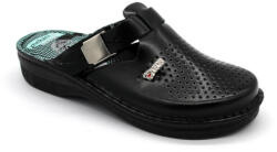 Leon V260 női munkavédelmi klumpa fekete színben