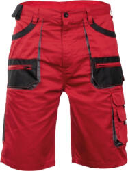 CERVA F&F Carl BE-01-009 munkavédelmi bermuda piros/fekete színben (0357000223050)
