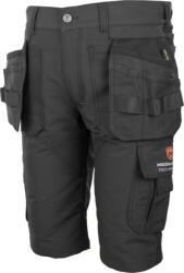 Promacher Erebos Stretch fekete színű munkavédelmi rövidnadrág (P81003-46)