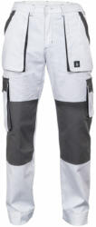 CERVA Max Summer nyári munkavédelmi nadrág fehér/szürke színben (0302023886062)