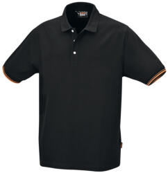 Beta 7547N három gombos galléros póló fekete színben (075470403)