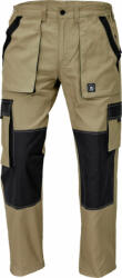 CERVA Max Summer nyári munkavédelmi nadrág bézs/fekete színben (0302023884046)