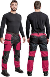 CERVA Keilor férfi munkavédelmi nadrág piros színben (0302038320052)