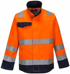 Portwest MV35 Modaflame RIS narancs/navy kabát (MV35ONRXL)