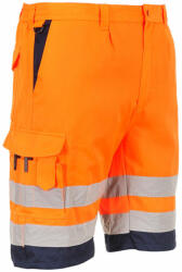 Portwest E043 Hi-Vis rövidnadrág narancs/navy színben (E043ONRXXL)