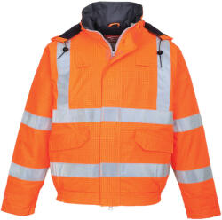 Portwest S773 Bizflame Rain Hi-Vis bomber kabát narancs színben (S773ORRS)