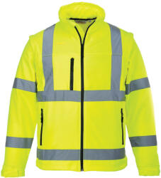 Portwest S428 Jól láthatósági Softshell dzseki sárga színben (S428YERS)