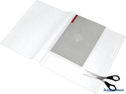 Panta Plast Füzet- és könyvborító, áttetsző, fényes felület, állítható széllel, öntapadó csíkkal 550x310 mm, PP, PANTA PLAST (INP0302007600) - kecskemetirodaszer