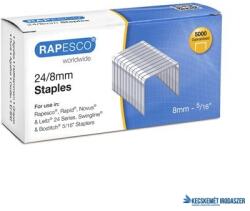 Rapesco Tűzőkapocs, 24/8, horganyzott, RAPESCO (IRS248) - kecskemetirodaszer