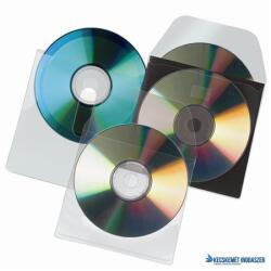 DJOIS CD tartó zseb, füllel ellátott, öntapadó, 127x127 mm, DJOIS (3L683210) - kecskemetirodaszer