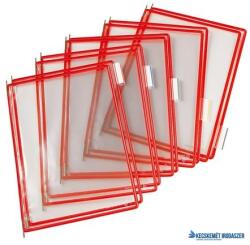 DJOIS Bemutatótábla, A4, acélkeretes, DJOIS, piros (TF114003) - kecskemetirodaszer
