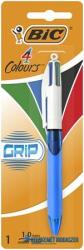 BIC Golyóstoll, 0, 32 mm, nyomógombos, négyszínű, BIC "4 Colours Grip Original (BC8871292) - kecskemetirodaszer