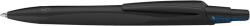Schneider Golyóstoll, 0, 5 mm, nyomógombos, fekete színű tolltest, SCHNEIDER "Reco", kék (TSCRECOMFU) - kecskemetirodaszer