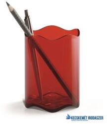 DURABLE Írószertartó, műanyag, DURABLE, "Trend", áttetsző piros (DB1701235003) - kecskemetirodaszer