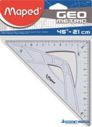 Maped Háromszög vonalzó, műanyag, 45°, 21 cm, MAPED "Geometric (IMA242421) - kecskemetirodaszer