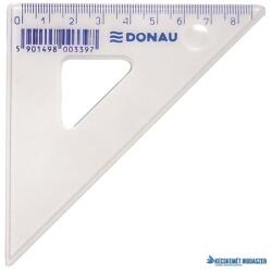 DONAU Háromszög vonalzó, műanyag, 45°, 8, 5 cm, DONAU (D7030) - kecskemetirodaszer