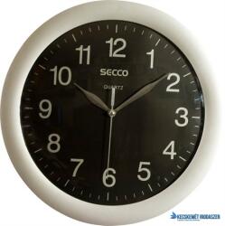 Secco Falióra, 30 cm, SECCO "Sweep Second", ezüst/fekete (DFA004) - kecskemetirodaszer
