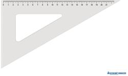 KOH-I-NOOR Háromszög vonalzó, műanyag, 60 °, KOH-I-NOOR (TKOH7447501) - kecskemetirodaszer