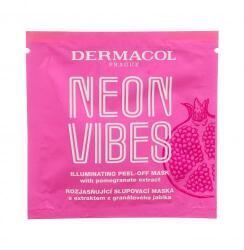 Dermacol Neon Vibes Illuminating Peel-Off Mask mască de față 8 ml pentru femei Masca de fata